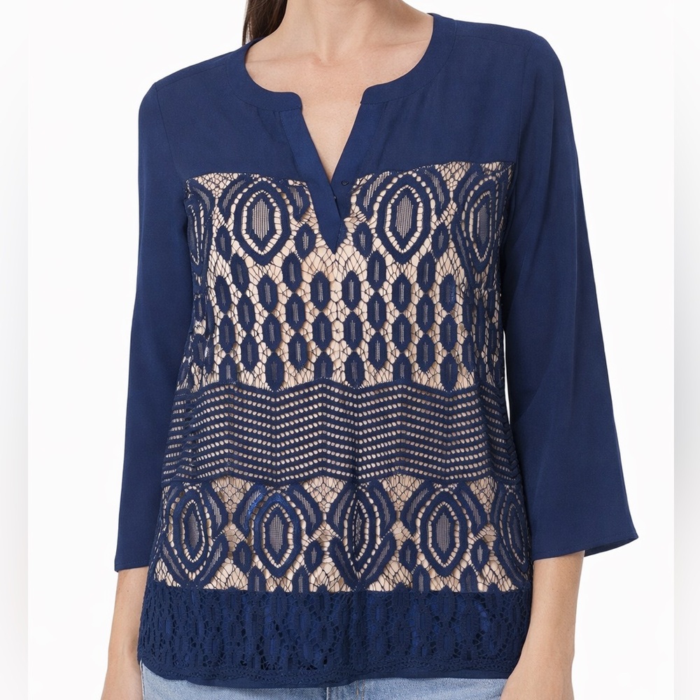 Zac & Rachel Lace Design Blouse